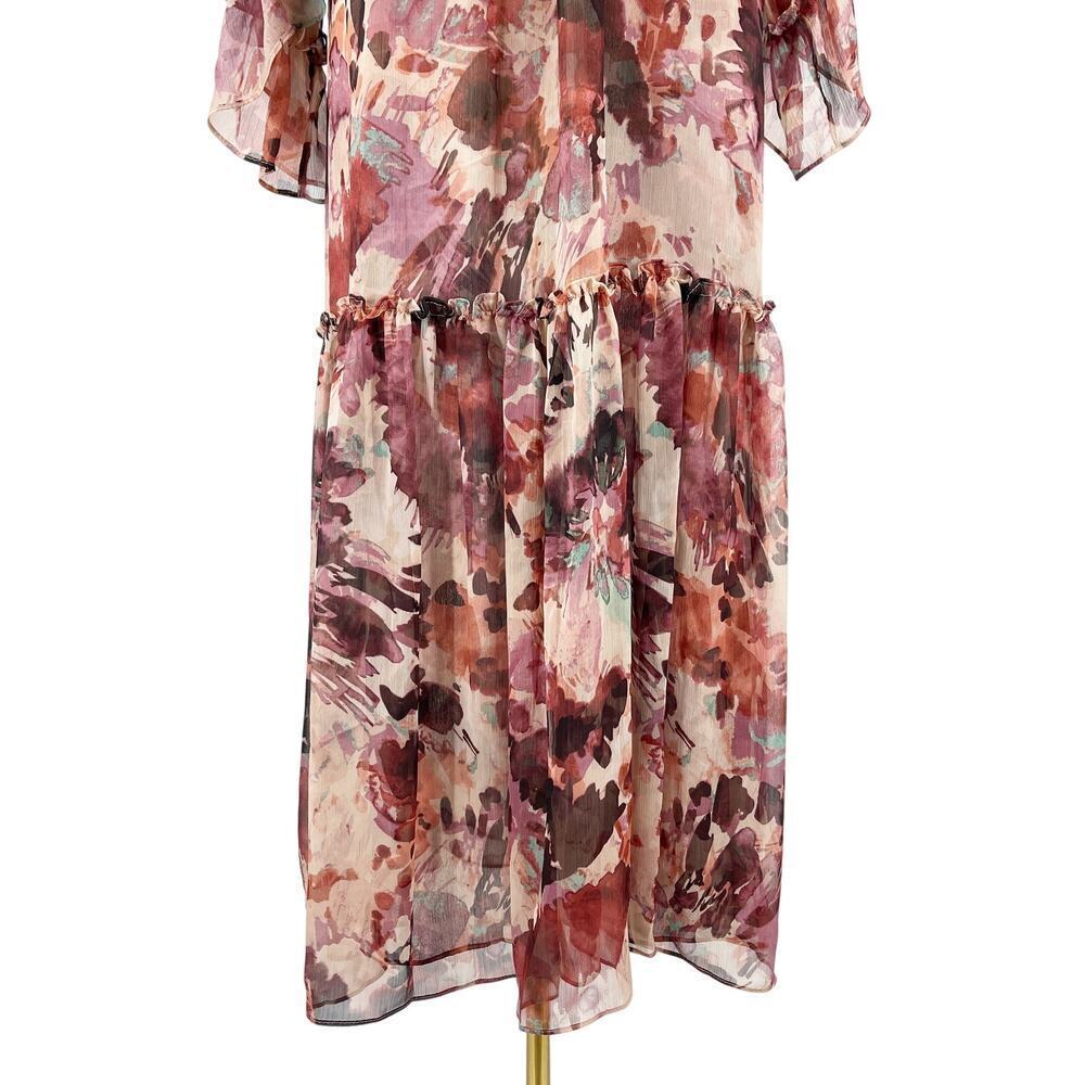 Misa Los Angeles Marcele Ruffled V-Neck Maxi Dress in Floral Dream Size XS - Picture 8 of 14